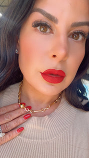 Bella Neane Exclusive Large Paper Clip Magnetic Necklace