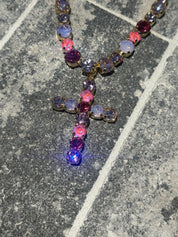 Diva Crystal Ultra Bling Cross Charm