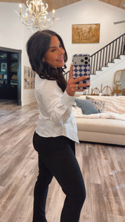 Black Ruffle Chic Trousers