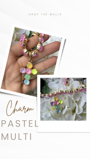 Diva Crystal Mini Cross Charm
