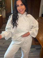 Light Grey Long Sleeve Hoodie