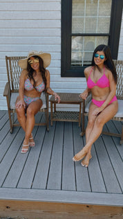 Sassy Hot Pink Scrunch Back Jeaneane's Custom Bathing Suit Bottom