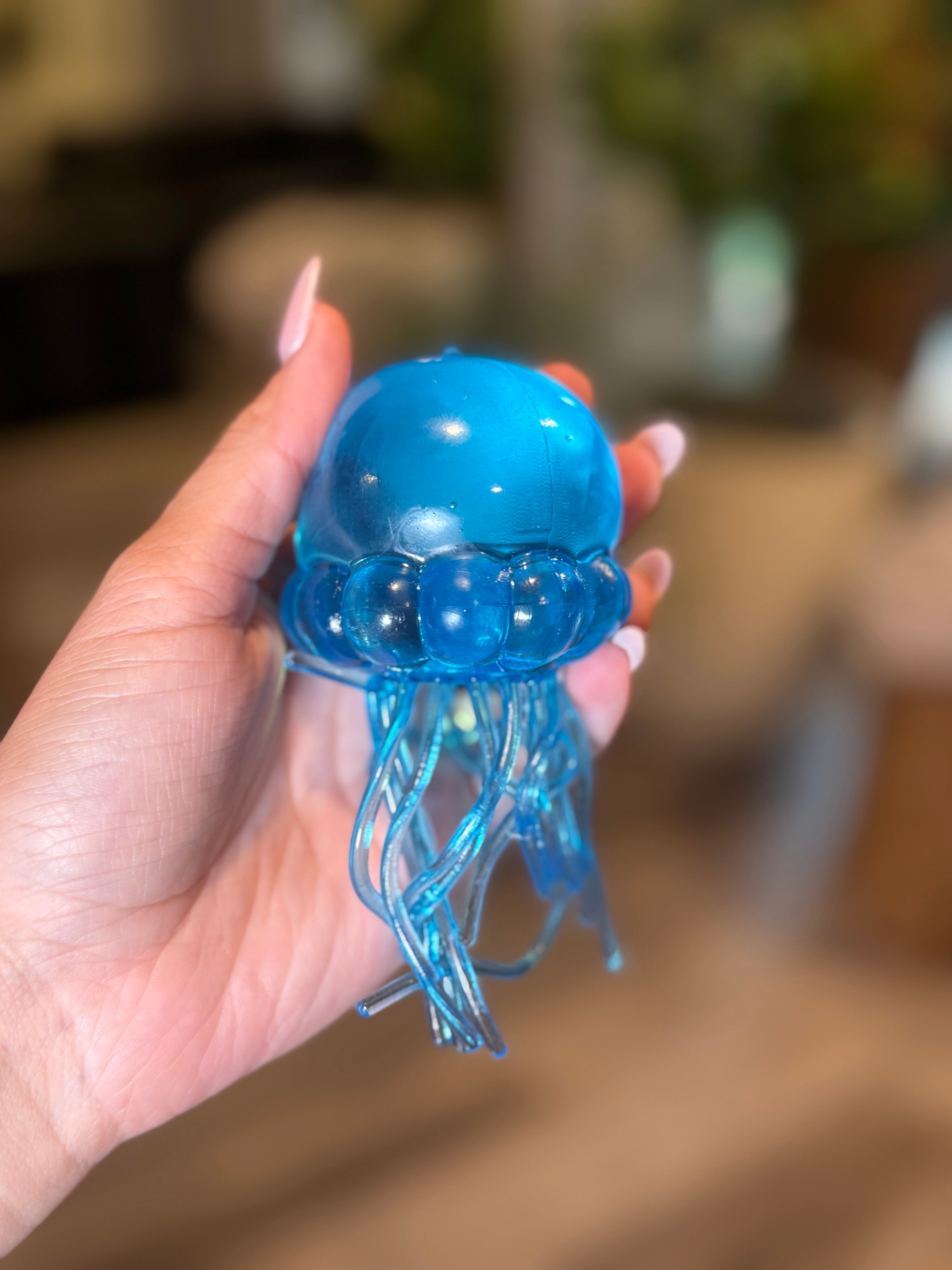 Blue Jelly Fish Squishy