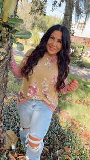 Purple and Floral Lightweight Hoodie