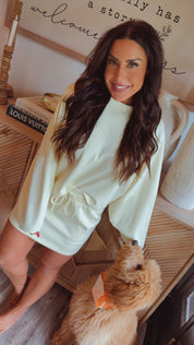Lovely Yellow  Cropped Ultra Soft Dolman Top
