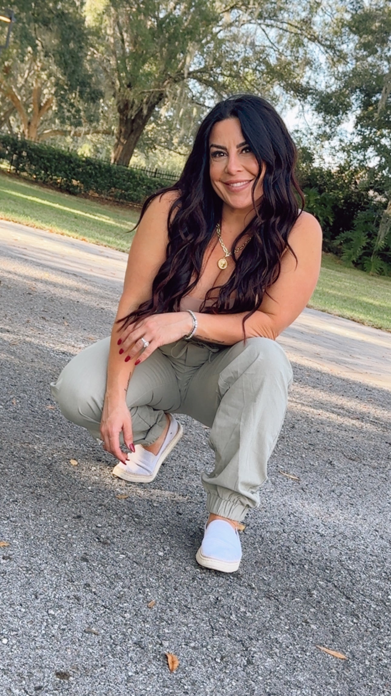 Relaxed Fit Olive Joggers