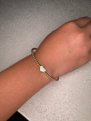 B.B.Lila Bounce Back Spring Heart Bracelet