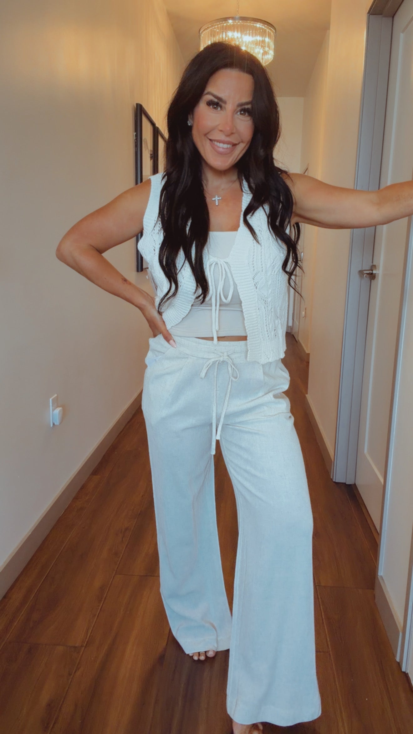 Cozy Co Oatmeal Linen Pants