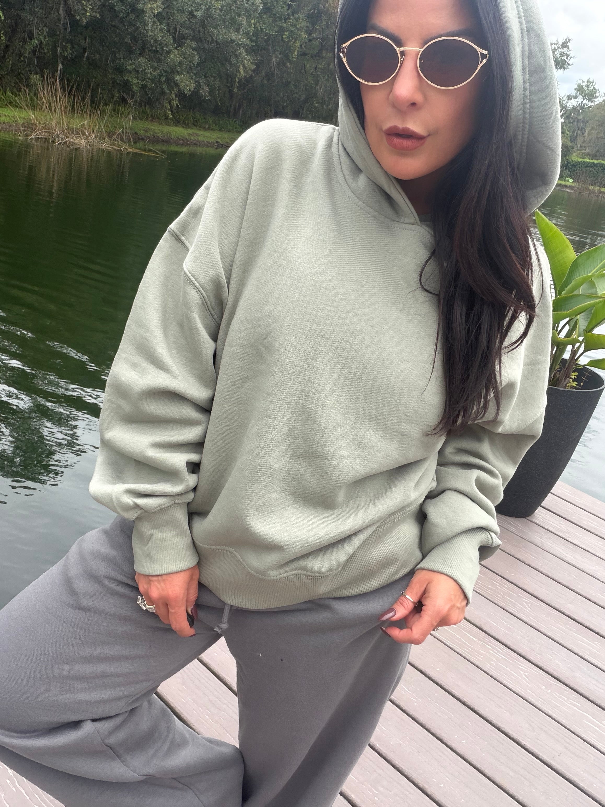 Heaven Soft Light Olive Hoodie