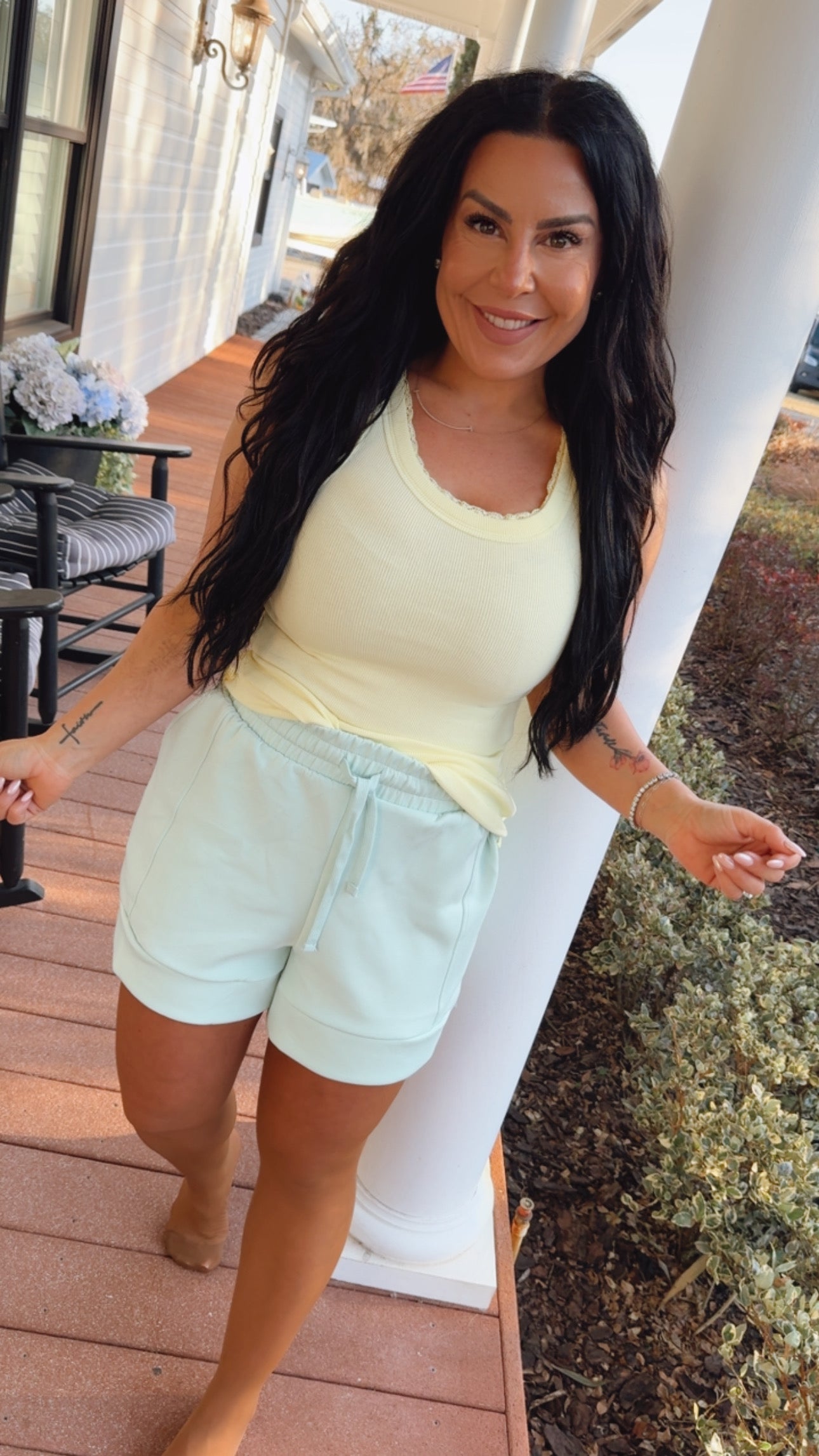 Soft Mint Butter Soft Rae Mode Shorts