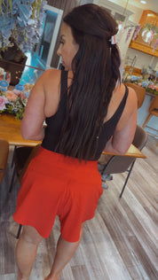 Rae Mode Red Active Shorts