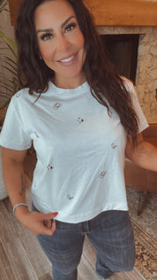 Beige Cowgirl Rodeo Top