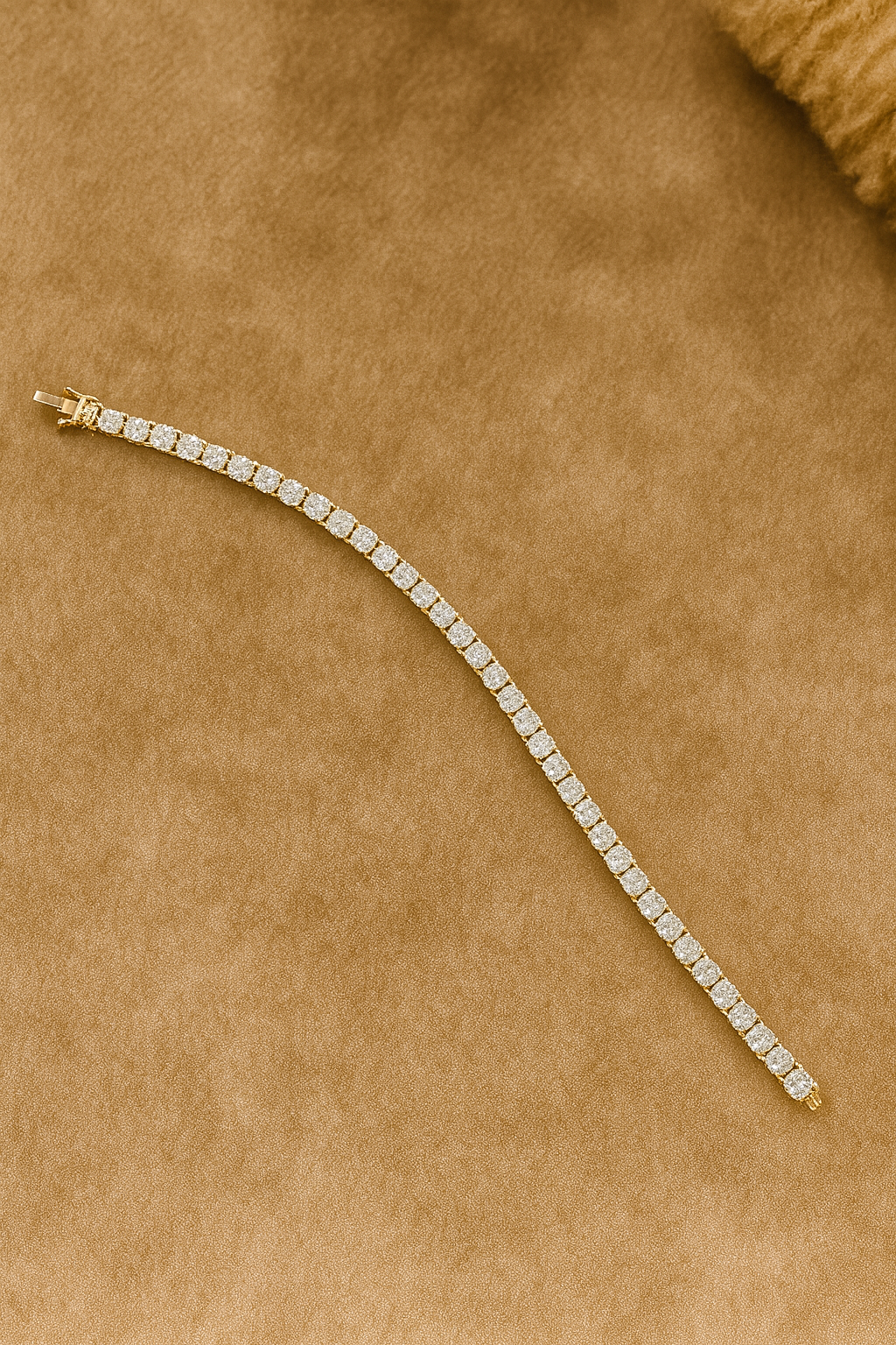 Bella Neane Gold Tennis Bracelet  3mm
