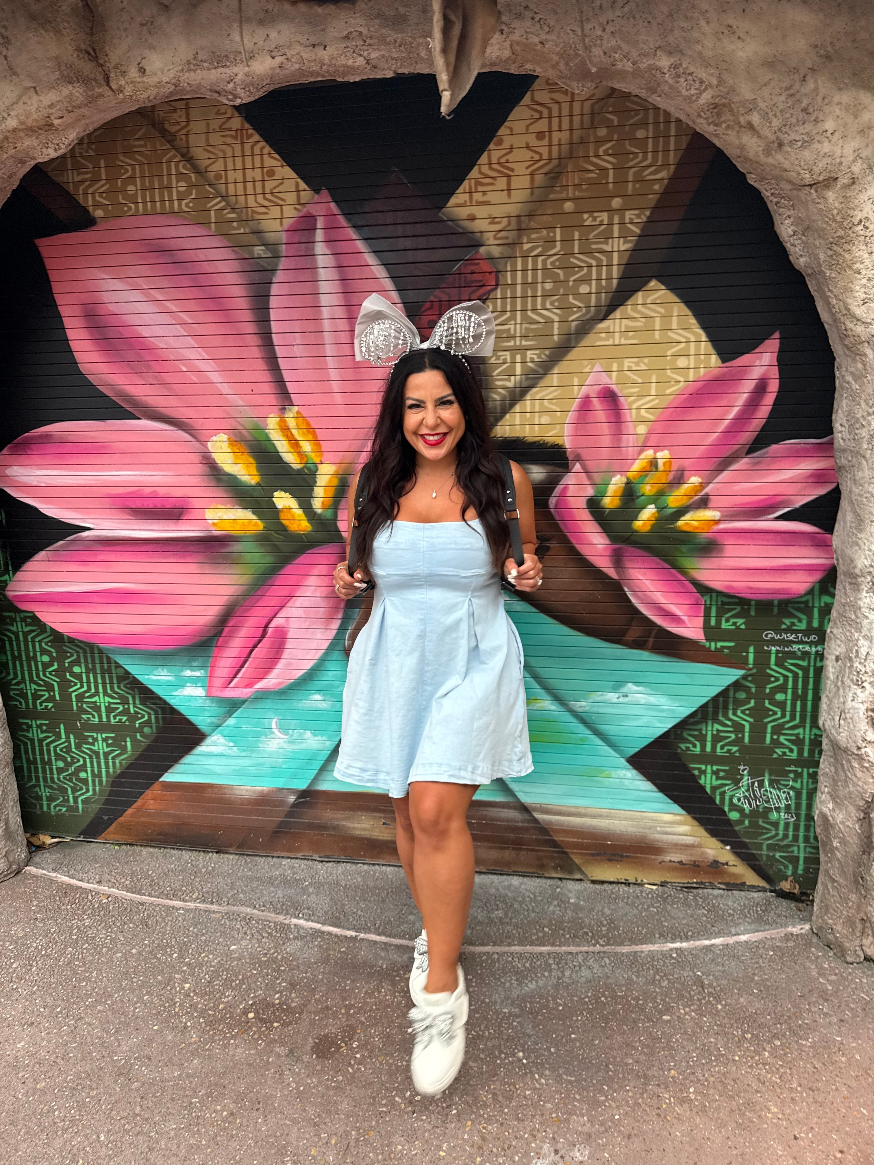 Chic Denim pleat Tank  Dress