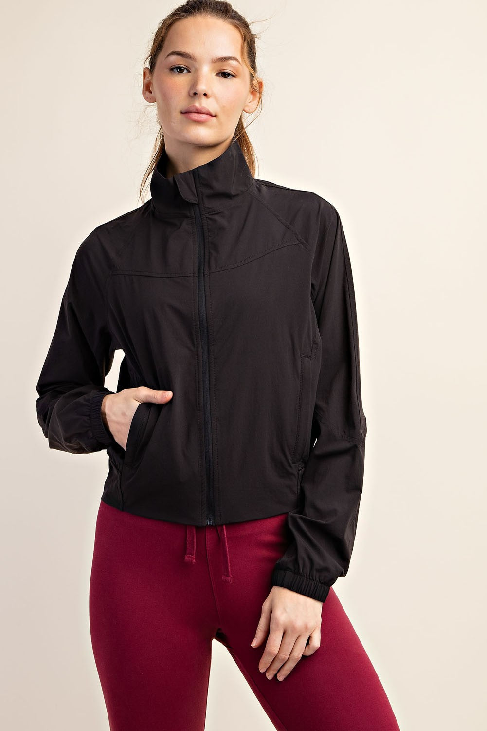 Light Weight Full Zip Tennis Jacket Mode 30a