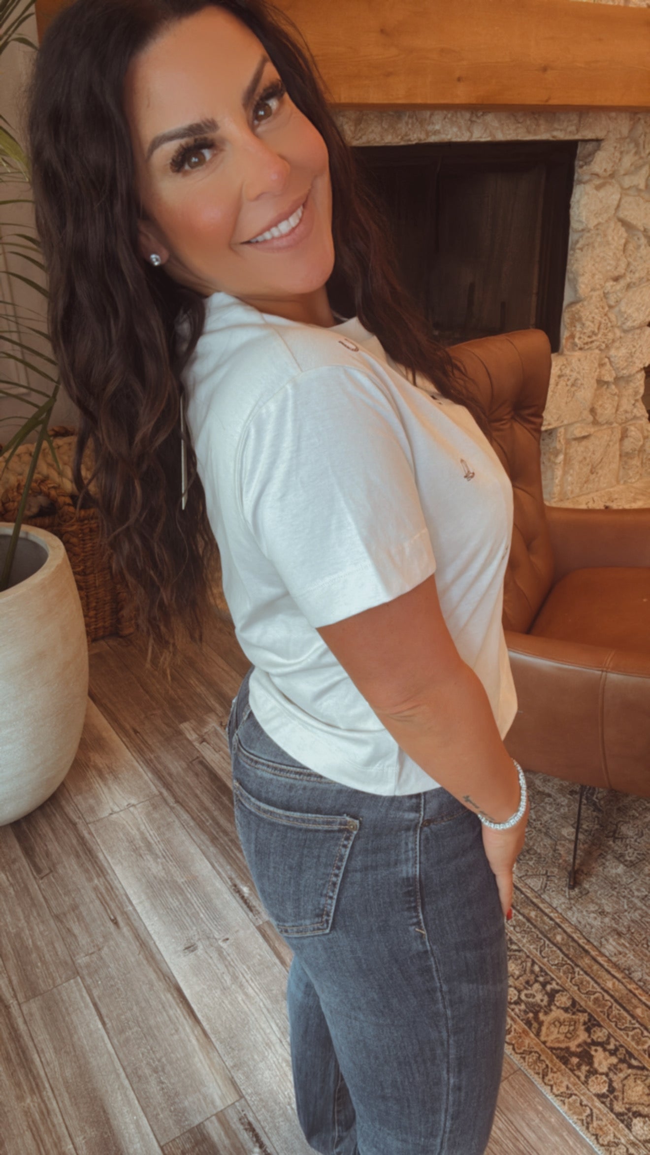 Beige Cowgirl Rodeo Top