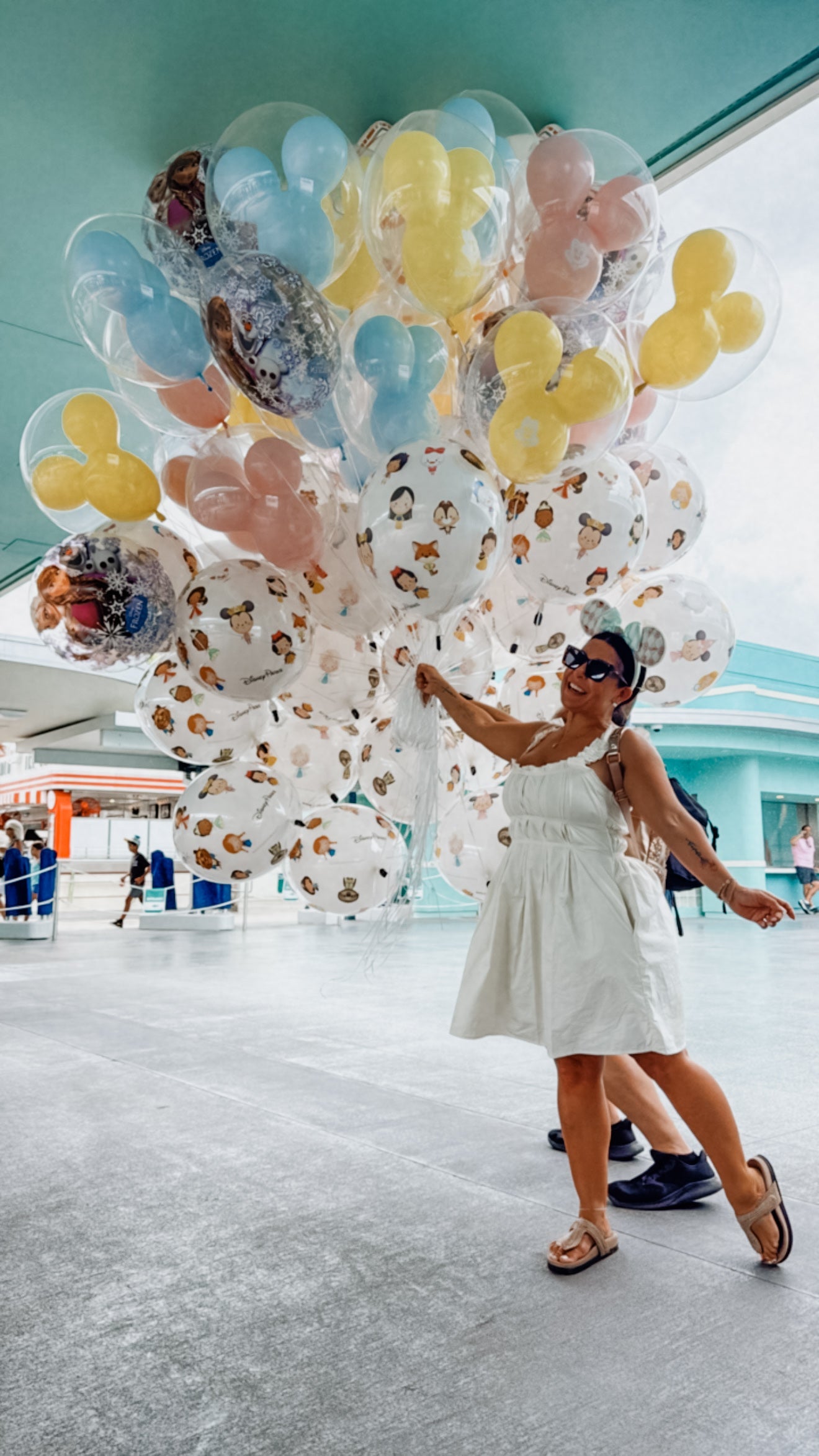 Taupe Pleated Ruffle Strap Dress