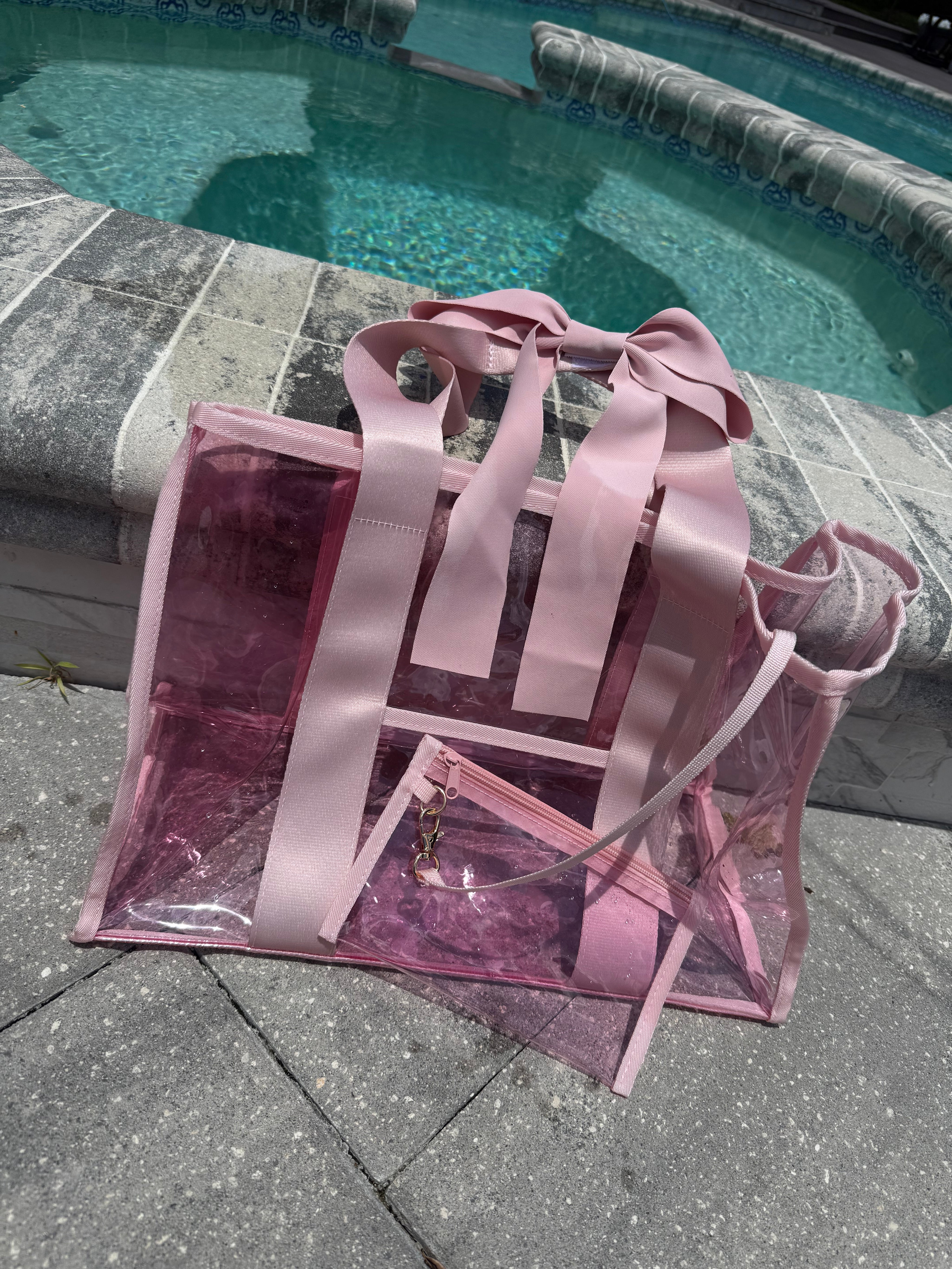 Clear Luxe Tote Bag