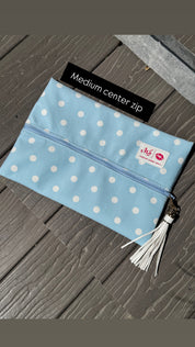 Jeaneane's Custom Make Up Junkie Bag Polka Dots