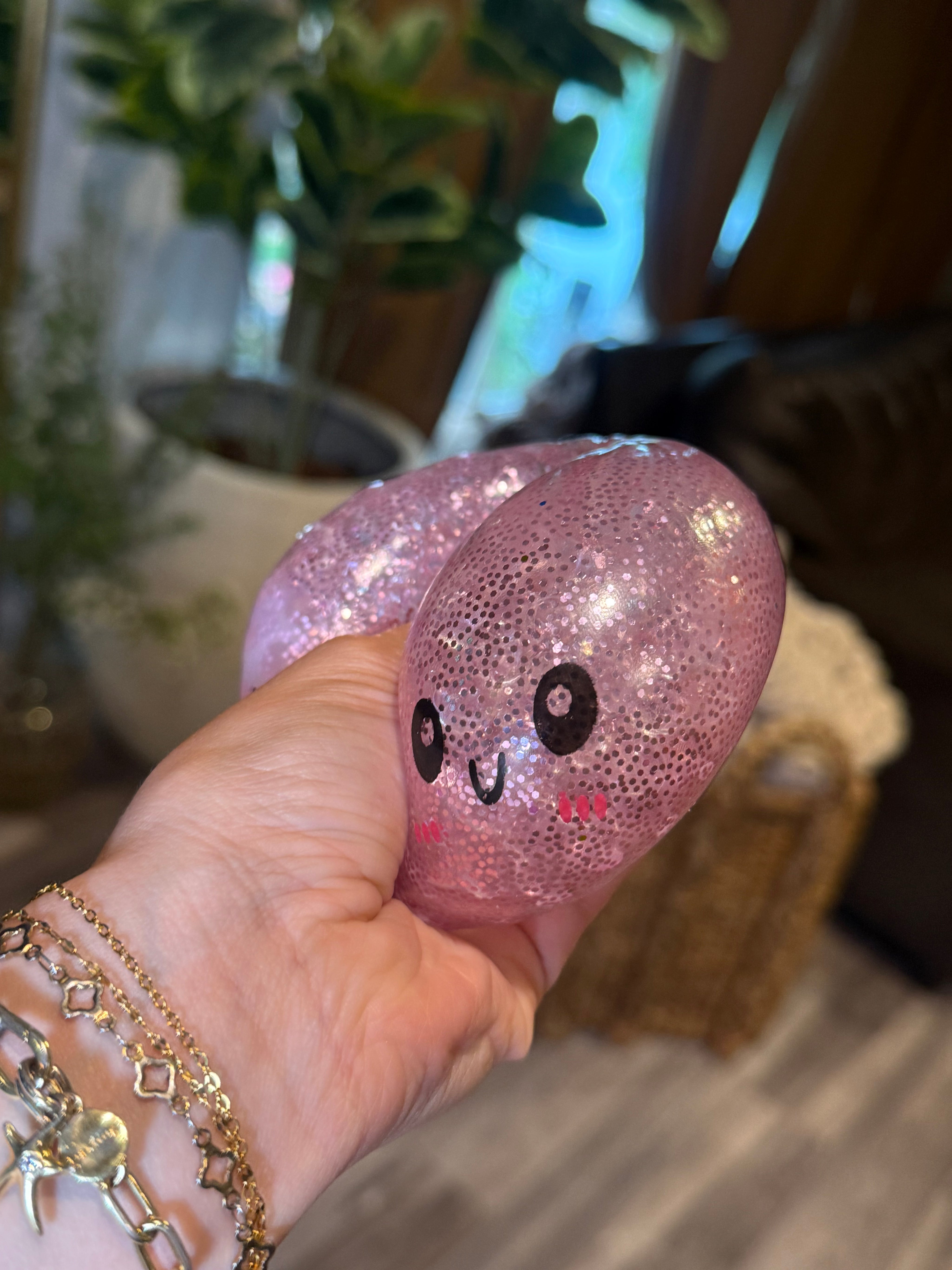 Pink Glitter Dumpling