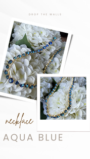 Diva Bling Crystal and Gold Necklace