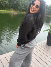 Heaven Soft Black Hoodie