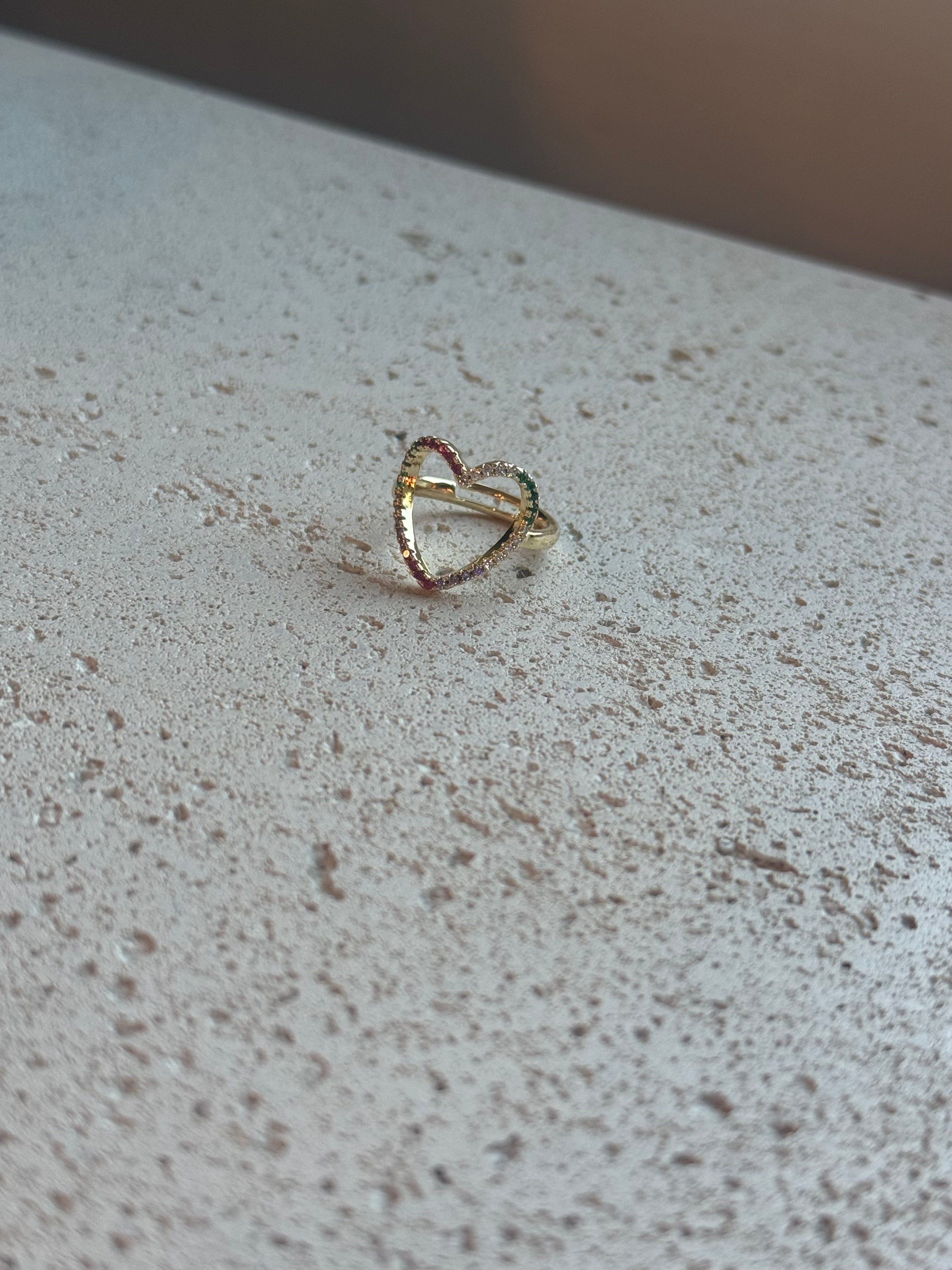 B.B.Lila Hearts Ring