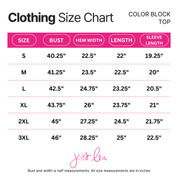 Huddle Up Color Block Top- Maroon