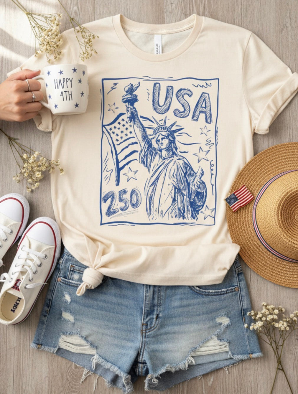 Liberty Stamp Graphic Tee