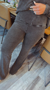 Charcoal  Ribbed Ultra Soft Joggers Stitch&Co