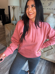 Heaven Soft Mauve Long Sleeve Hoodie