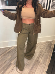Luxe Brown and Gold Button Jacket