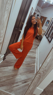 Heaven Soft Brick Loose Fit Top Jogger Set
