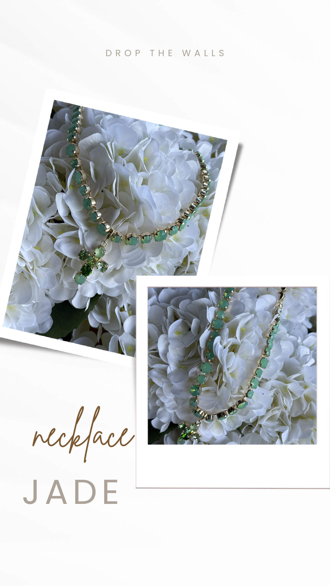 Diva Bling Crystal and Gold Necklace