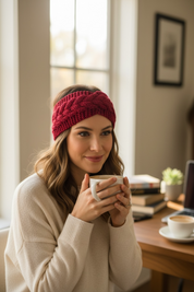 Cable Knitted Headband Warmer