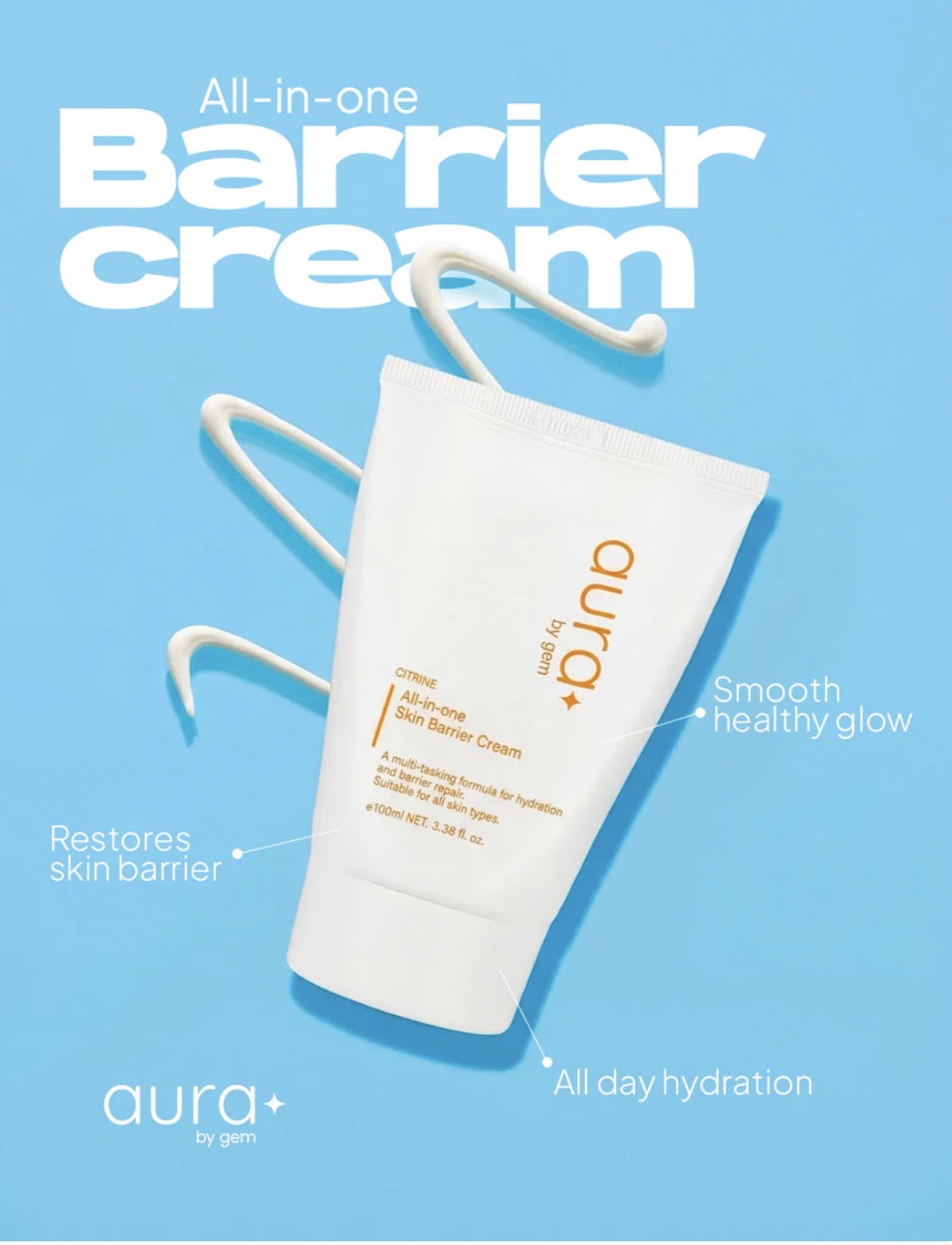 All-In-One Skin Barrier Cream | 100ml Essential Aura DTW