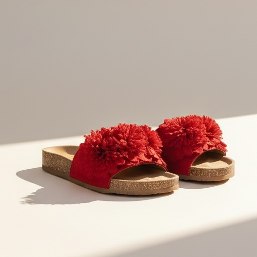 Corky Wild Child Red Flower Sandals