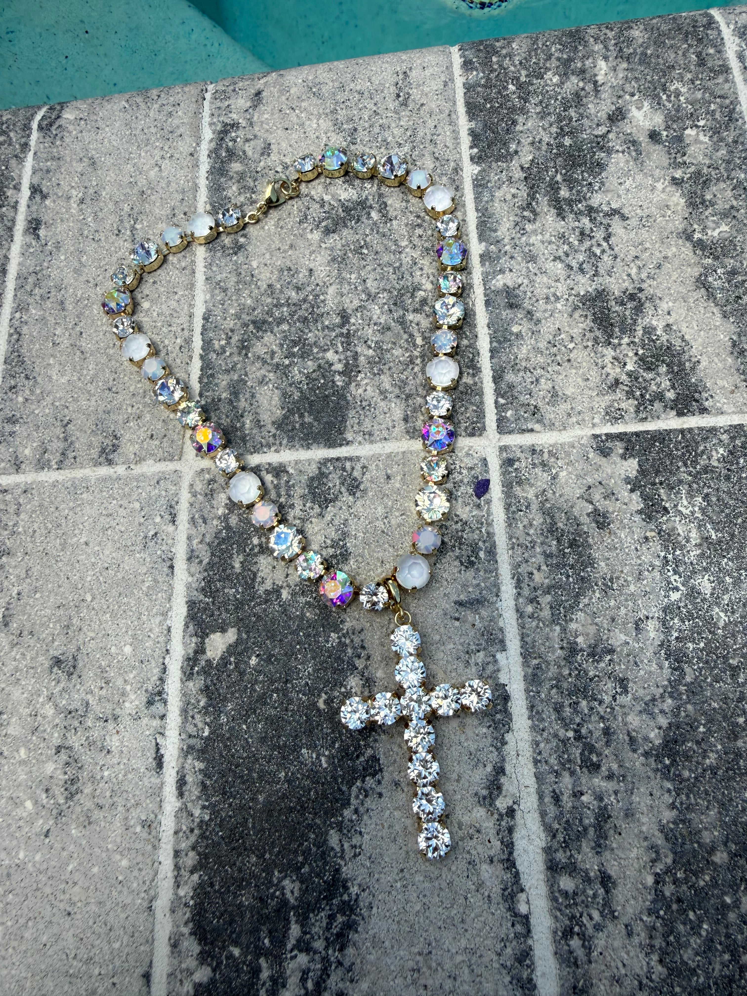 Diva Crystal Ultra Bling Necklace
