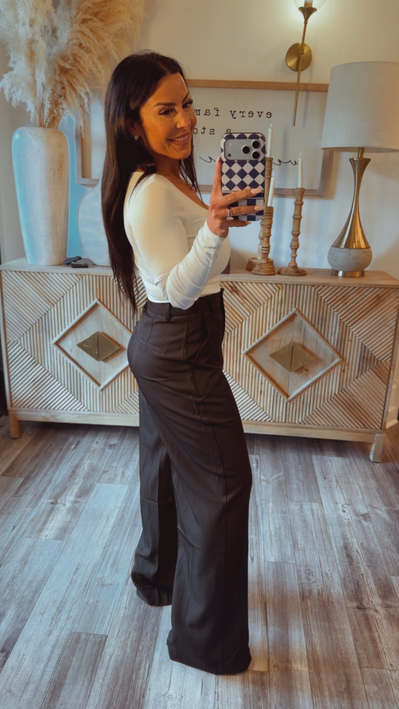 “THE MIRANDA” Black Luxe Slacks