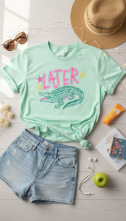 Later Gator  Graphic Top