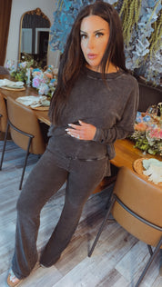 Charcoal  Ribbed Ultra Soft Joggers Stitch&Co