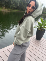 Heaven Soft Light Olive Hoodie