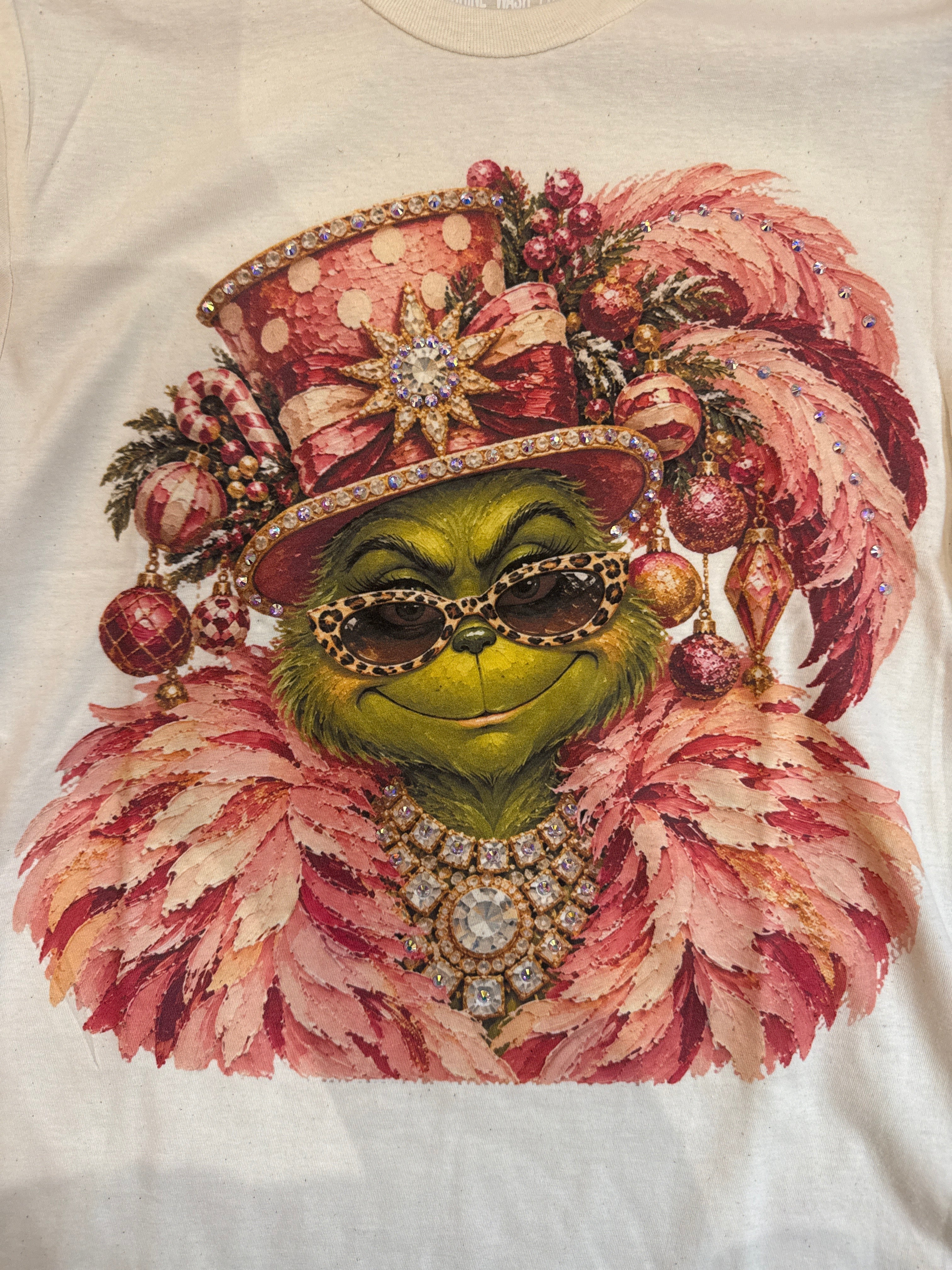 Green Guy Cream Graphic Tee 2737