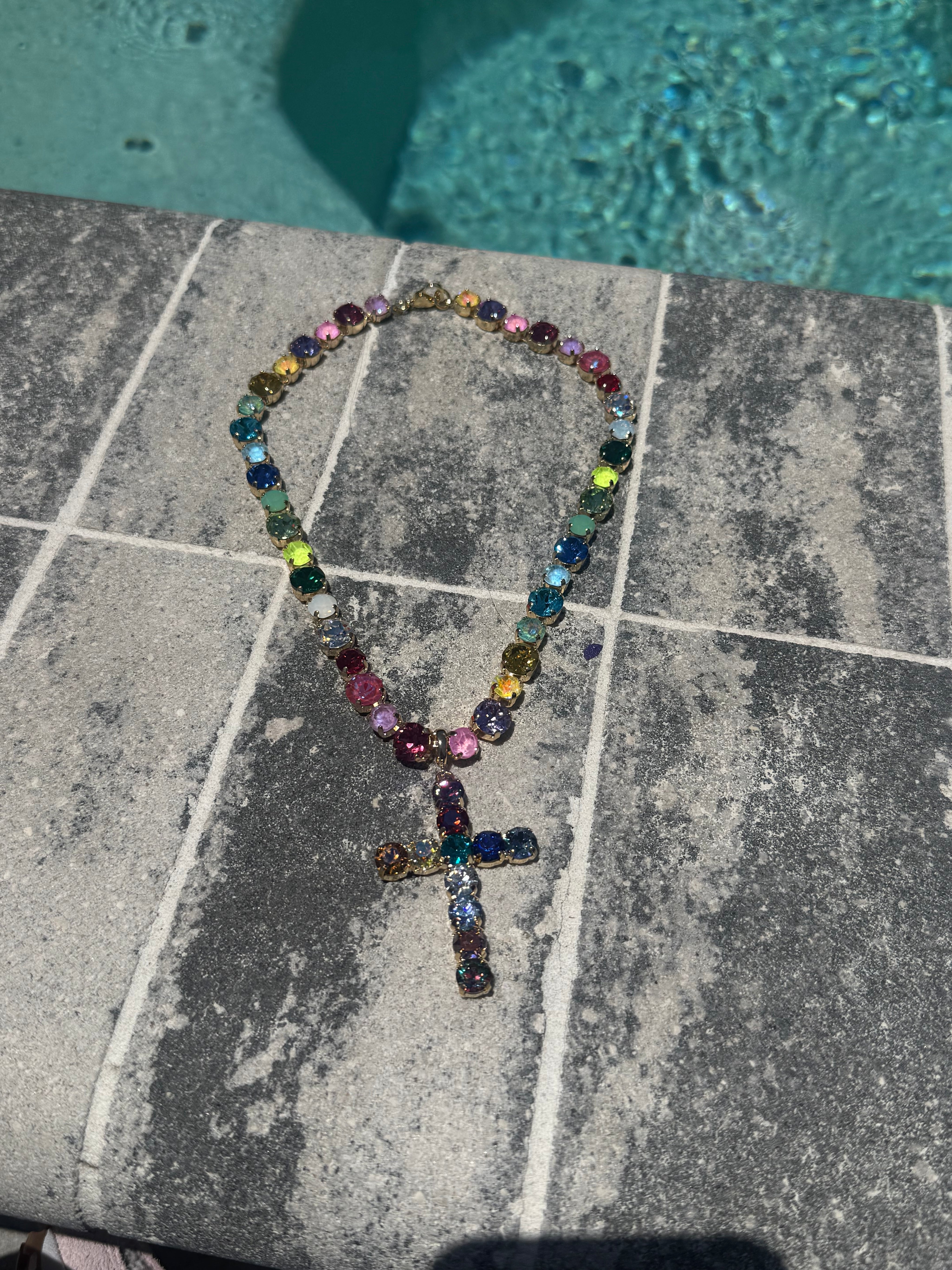 Diva Crystal Ultra Bling Necklace