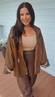 Elegant brown and Crystal Peticoat