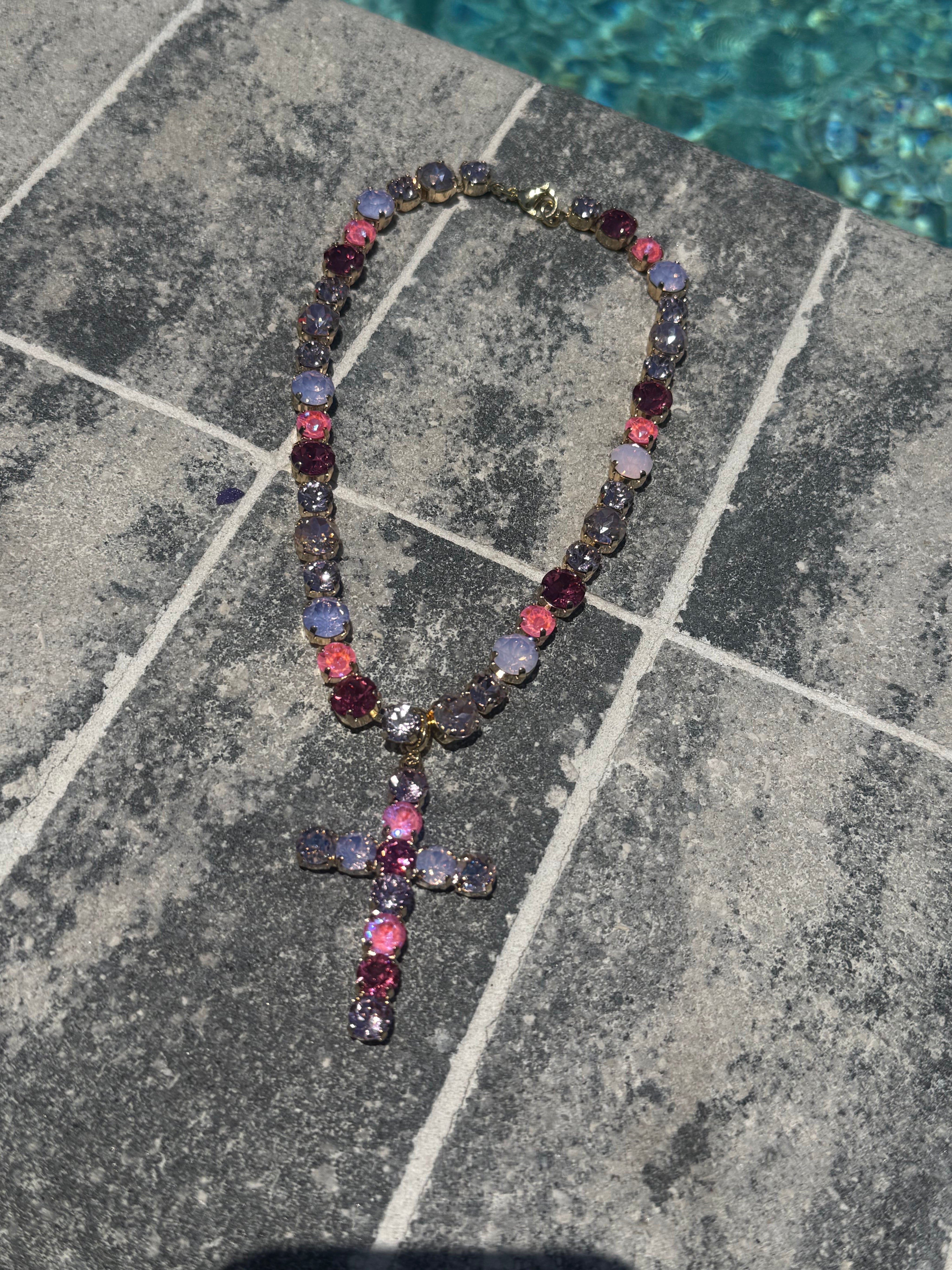 Diva Crystal Ultra Bling Necklace