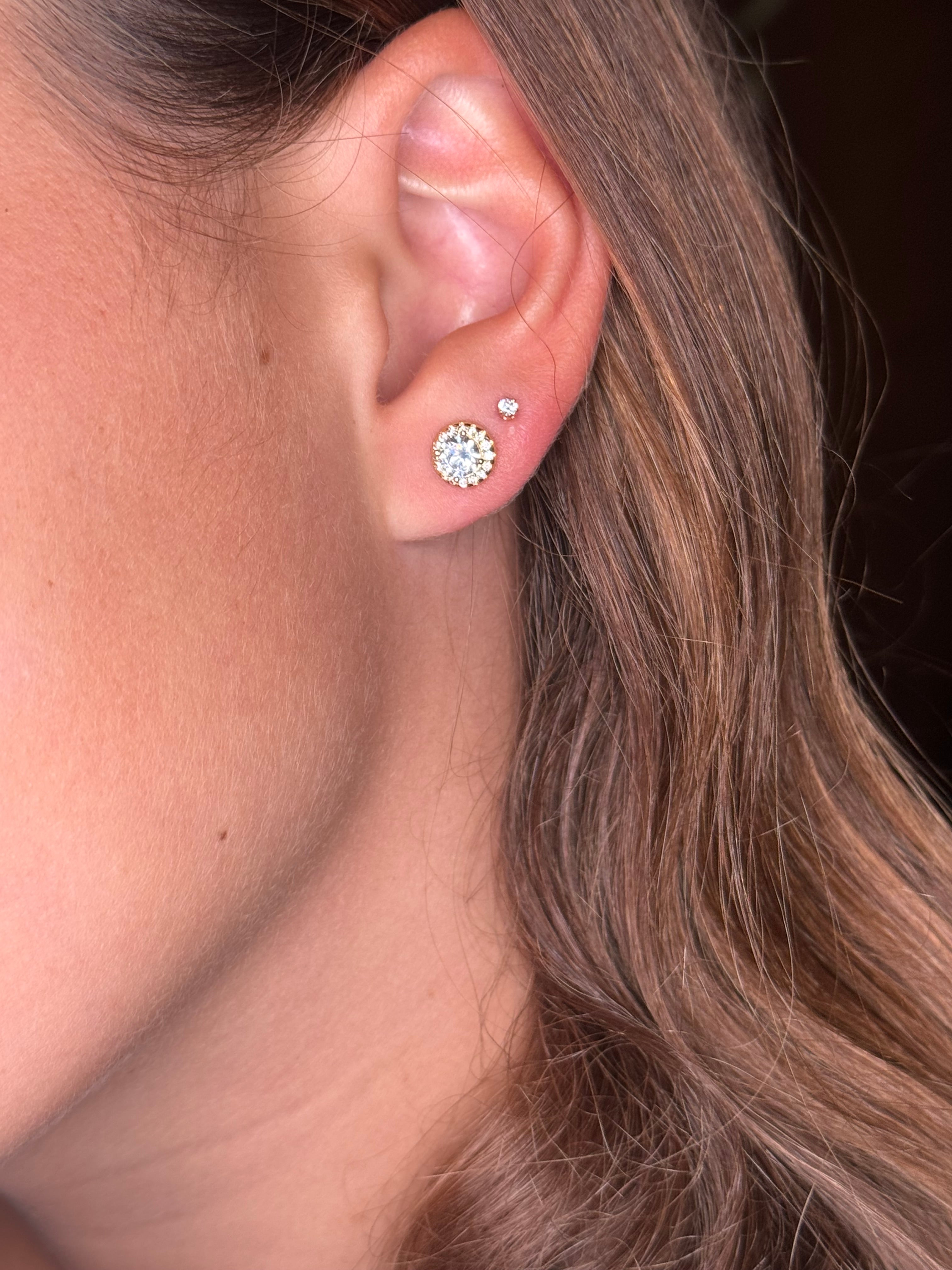 B.B.Lila Stuntin Is A Habit Earrings