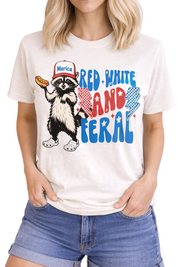 *Red White & Feral Tee
