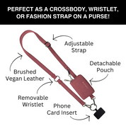Clip & Go - Brushed Vegan Leather Strap