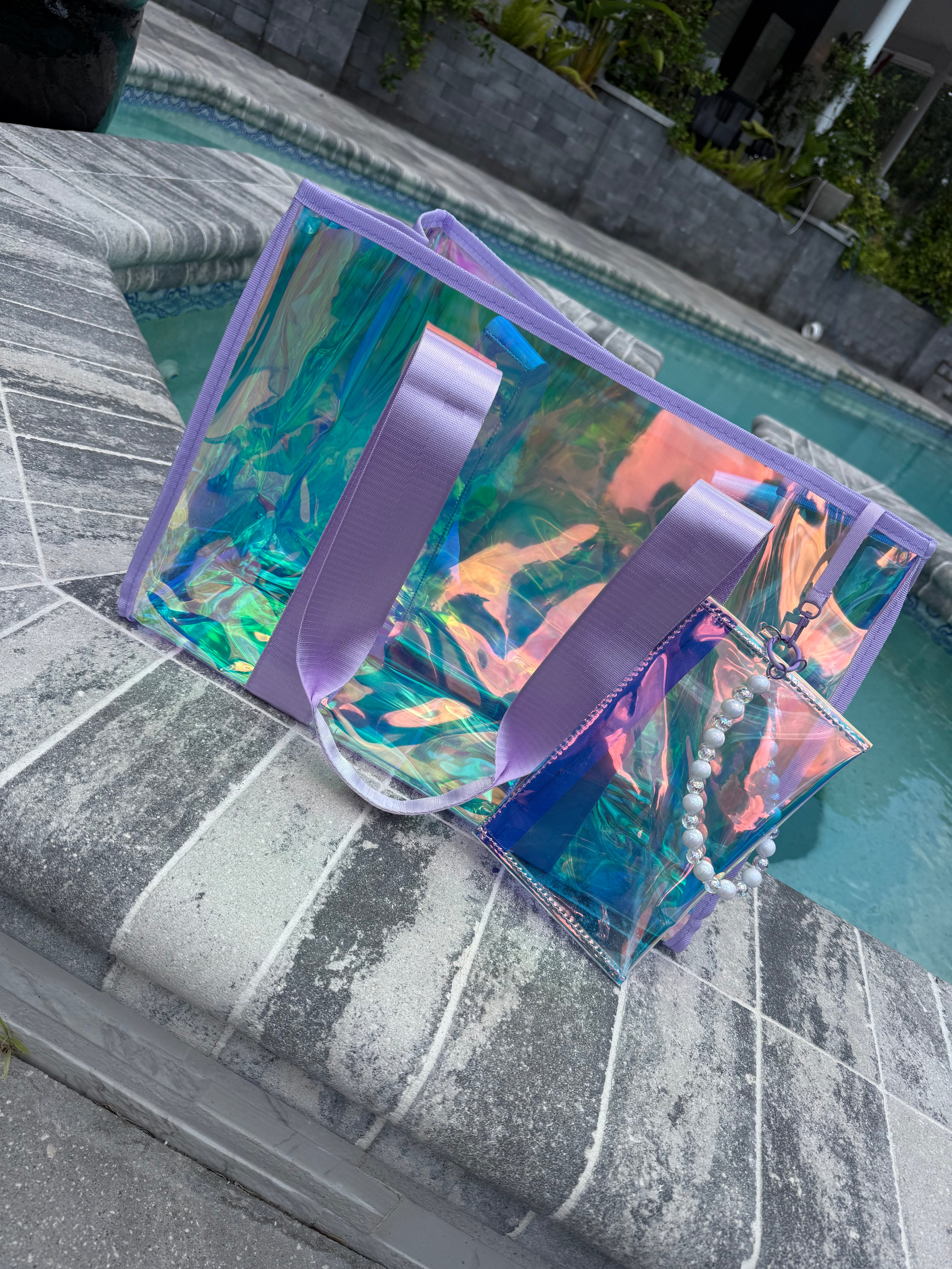 Clear Luxe Tote Bag